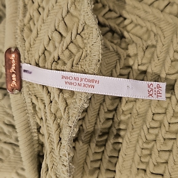 Free People Gabby Seamless Midi Dress In Green/Sage Size S/XS New With Tags - Picture 6 of 8